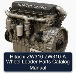 Hitachi ZW310 Zw310- Wheel Loader Parts Catalog PDF