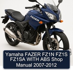2007-2012 Yamaha Fazer FZ1N FZ1S FZ1SA ABS Shop Service Repair Workshop Manual PDF