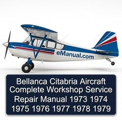 1973-1979 Bellanca Citabria Aircraft Service Repair Workshop Manual PDF