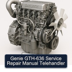 Genie GTH-636 Telehandler Service Repair Workshop Manual PDF
