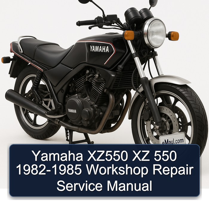 1982-1985 Yamaha XZ550 XZ 550 Service Repair Workshop Manual PDF