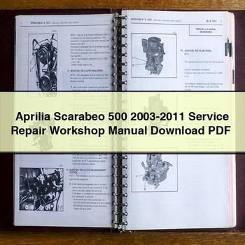 2003-2011 Aprilia Scarabeo Service Repair Workshop Manual PDF