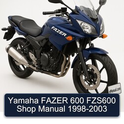 1998-2003 Yamaha Fazer 600 FZS600 Shop Service Repair Workshop Manual PDF