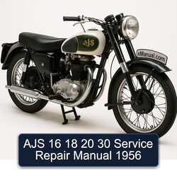 1956 Ajs 16 Service Repair Workshop Manual PDF