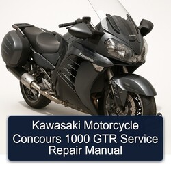 Yamaha GTR Kawasaki Motorcycle Concours 1000 Service Repair Workshop Manual PDF