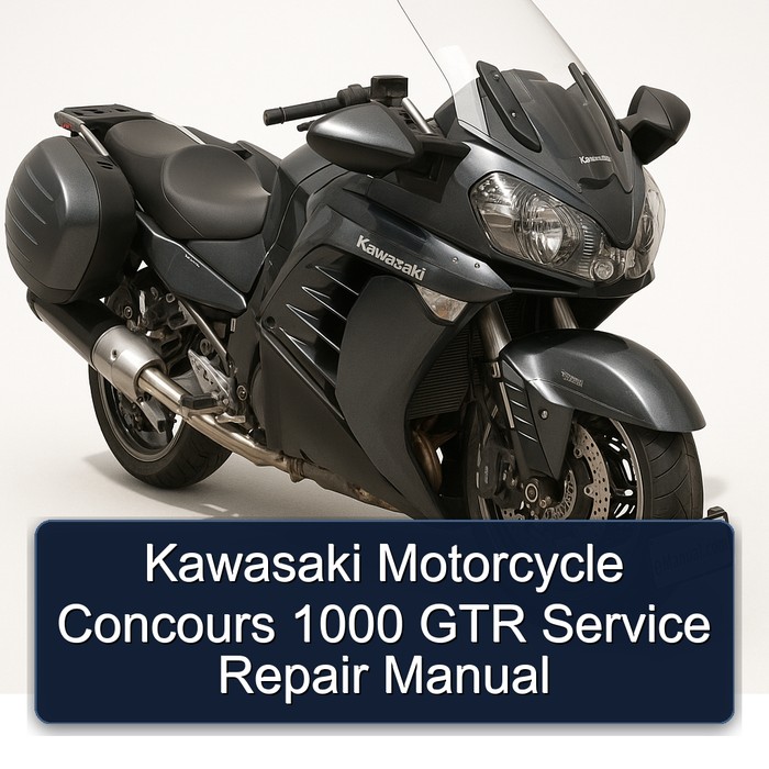 Yamaha GTR Kawasaki Motorcycle Concours 1000 Service Repair Workshop Manual PDF