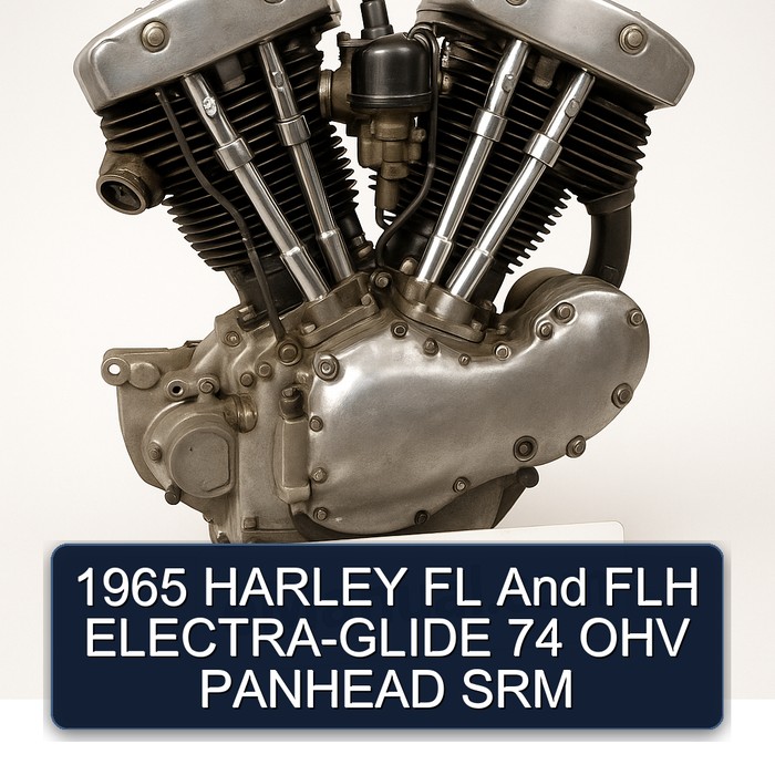 1965 Harley Fl And Flh Electra-glide 74 Ohv Panhead Srm