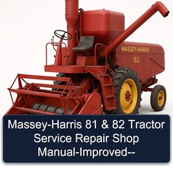 Massey-harris 81 82 Tractor Shop -improved Service Repair Workshop Manual PDF