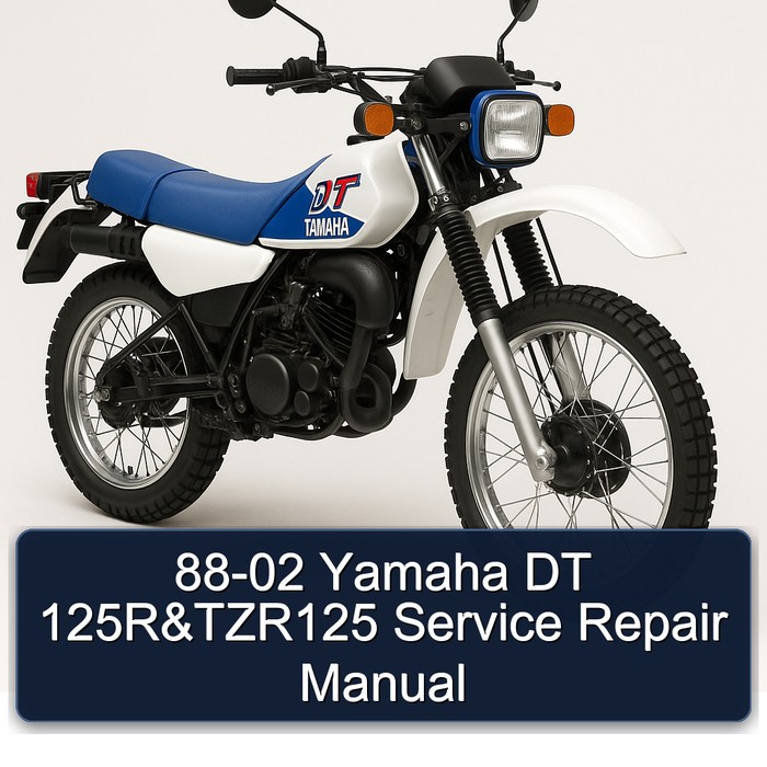 1988-2002 Yamaha DT Models 125R TZR125 Service Repair Workshop Manual PDF