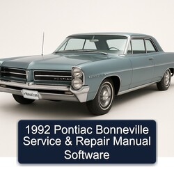 1992 Pontiac Bonneville Software Service Repair Workshop Manual PDF