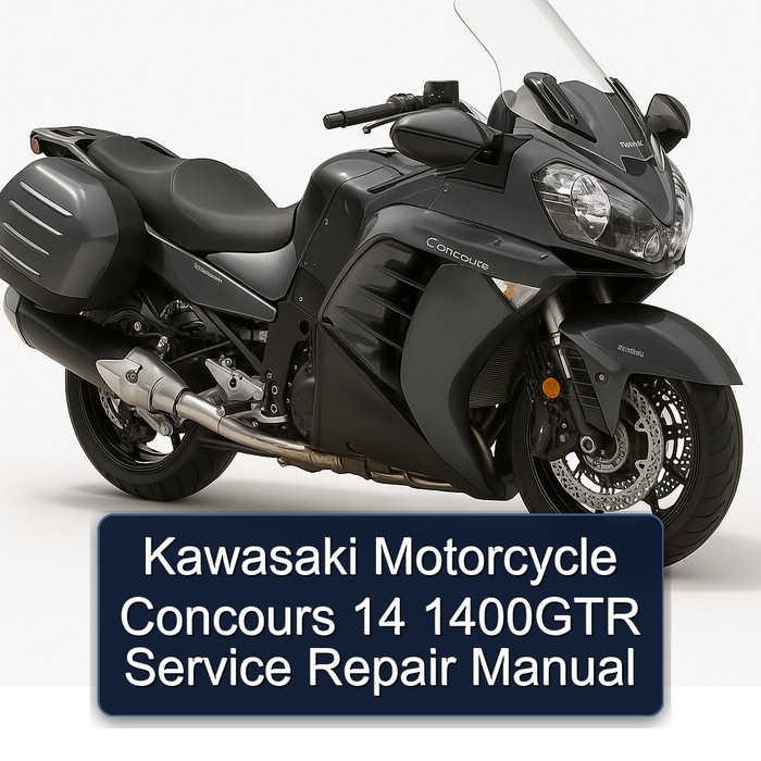 Kawasaki Concours Models Motorcycle 14 1400GTR Service Repair Workshop Manual PDF