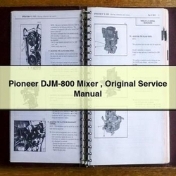 Pioneer DJM-800 Mixer Original Service Repair Workshop Manual PDF