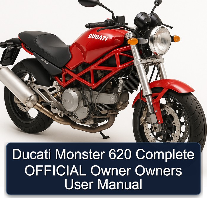 Ducati 620 Monster Official Owner Owners User Service Repair Workshop Manual PDF
