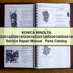 Konica Minolta Di2510/di3010/di3510/di2510f/di3010f/di3510f Parts Catalog PDF