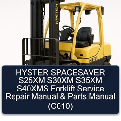 Hyster Spacesaver S25XM S30XM S35XM S40XMS Forklift Parts (C010) Catalog PDF