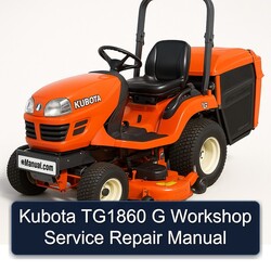 Kubota TG1860 G Service Repair Workshop Manual PDF