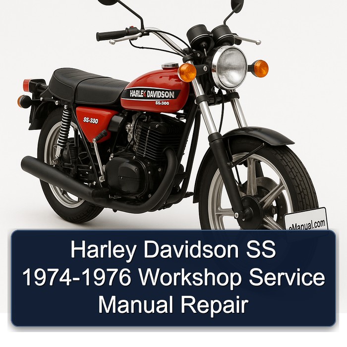1974-1976 Harley Davidson SS Service Repair Workshop Manual PDF