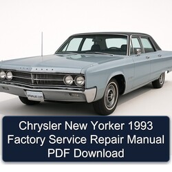 1993 Chrysler New Yorker Service Repair Workshop Manual PDF