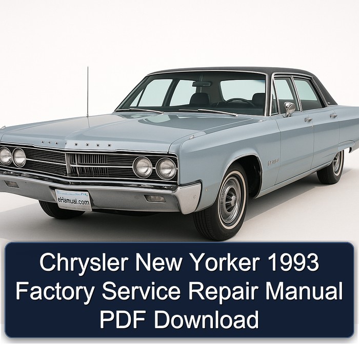 1993 Chrysler New Yorker Service Repair Workshop Manual PDF
