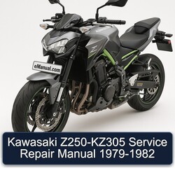 1979-1982 Kawasaki Z Series Z250-KZ305 Service Repair Workshop Manual PDF