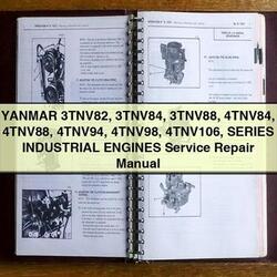 Yanmar 3tnv82 3tnv84 3tnv88 4tnv84 4tnv88 4tnv94 4tnv98 4tnv106 Series Industrial Engines Service Repair Workshop Manual PDF