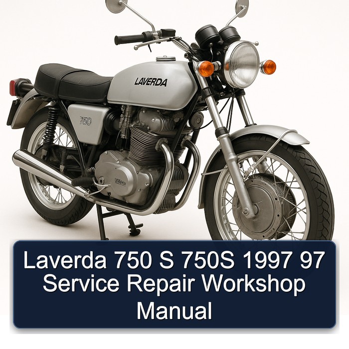 1997 Laverda 750 S 750S 97 Service Repair Workshop Manual PDF