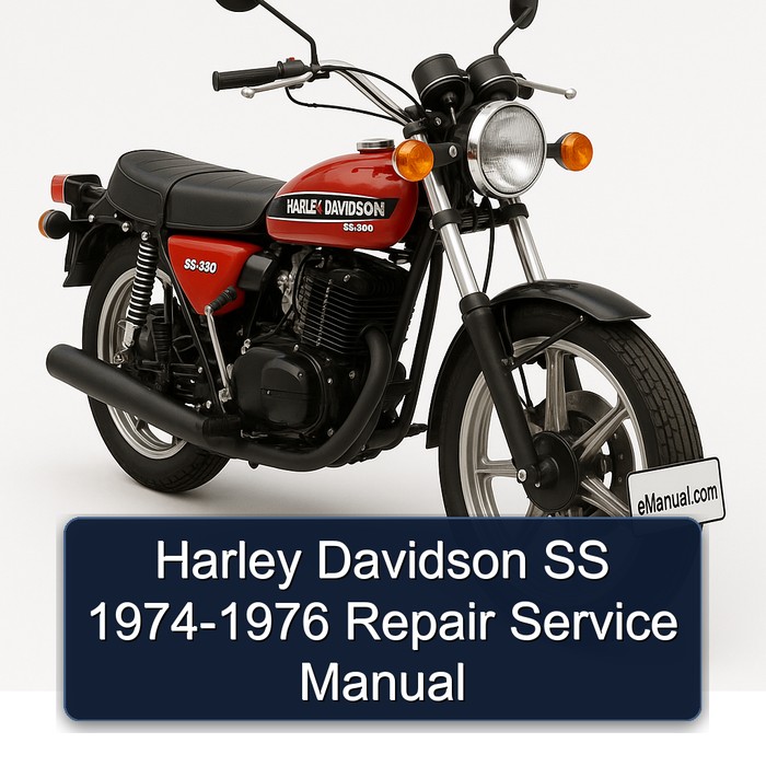 1974-1976 Harley Davidson SS Service Repair Workshop Manual PDF