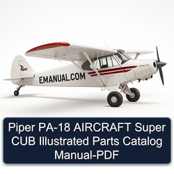 Piper PA-18 Aircraft Super CUB Illustrated Parts Catalog PDF