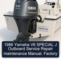 1986 Yamaha V6 Special J Outboard Maintenance Service Repair Workshop Manual PDF