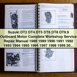 1988-2003 Suzuki Dt2-dt9.9 Outboard Motor Service Repair Workshop Manual PDF
