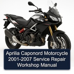 2001-2007 Aprilia Caponord Motorcycle Service Repair Workshop Manual PDF