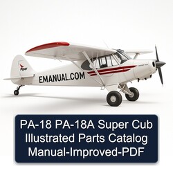 PA-18 PA-18A Super Cub Illustrated -improved Parts Catalog PDF