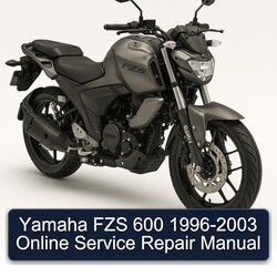 1996-2003 Yamaha FZS Models 600 - Online Service Repair Workshop Manual PDF