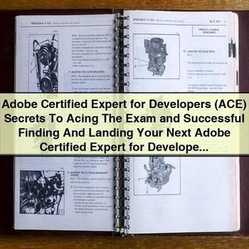 Peugeot Expert Adobe Certified Developers (ACE) Certification Exam Julie Middleton Service Repair Workshop Manual PDF