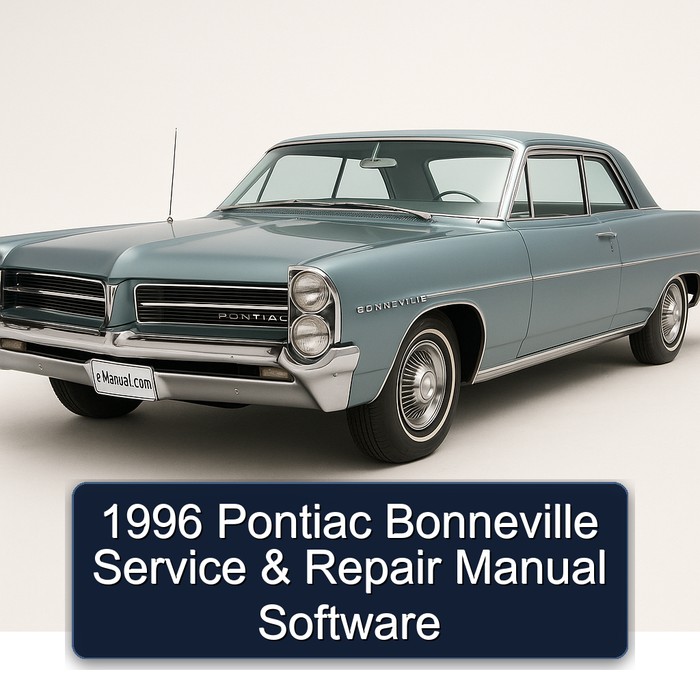 1996 Pontiac Bonneville Software Service Repair Workshop Manual PDF