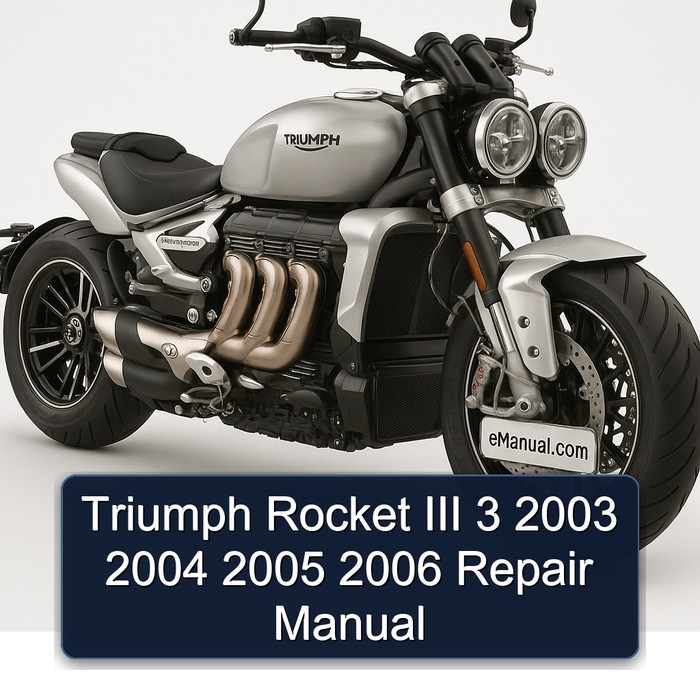 2003-2006 Triumph Rocket III 3 Service Repair Workshop Manual PDF