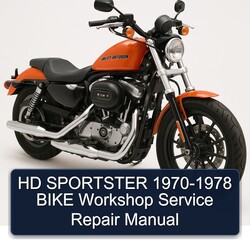 1970-1978 Harley Davidson Sportster HD - Bike Service Repair Workshop Manual PDF