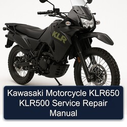 Kawasaki KLR Series Motorcycle KLR650 KLR500 Service Repair Workshop Manual PDF