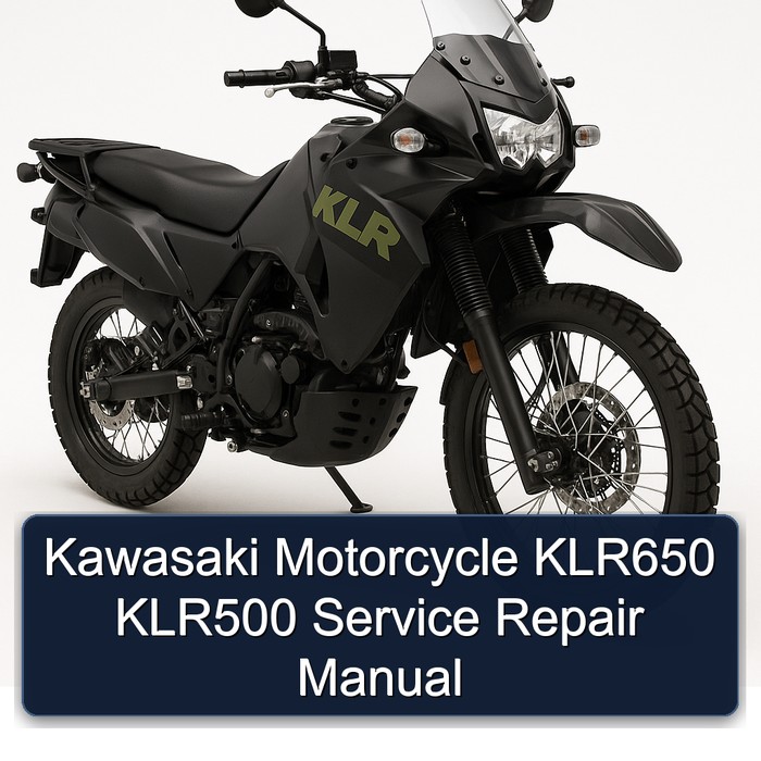 Kawasaki KLR Series Motorcycle KLR650 KLR500 Service Repair Workshop Manual PDF