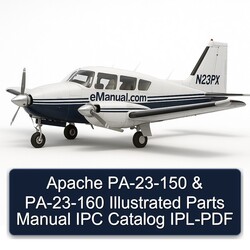 Apache Pa-23-150 Pa-23-160 Illustrated Parts IPC Catalog IPL PDF