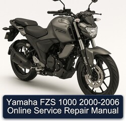 2000-2006 Yamaha FZS Models 1000 - Online Service Repair Workshop Manual PDF