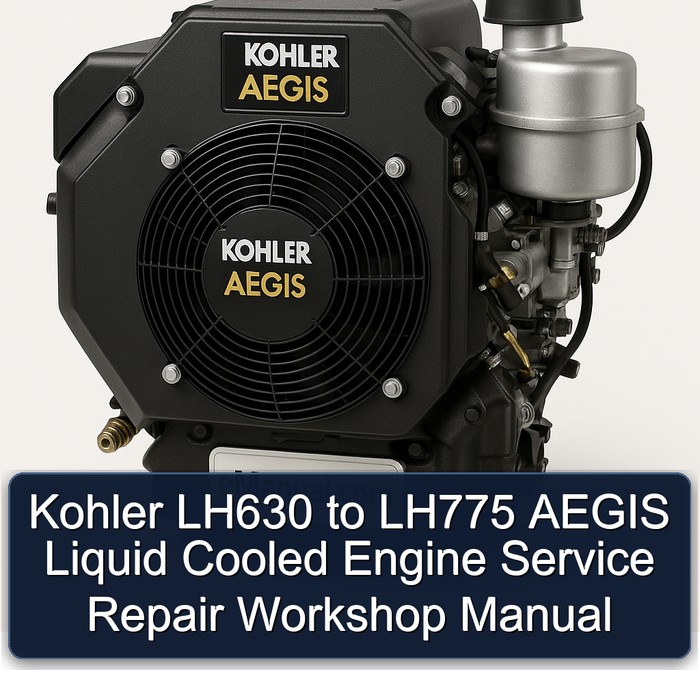 Kohler Aegis Series LH630 LH775 Liquid Cooled Engine Service Repair Workshop Manual PDF