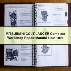 1992-1996 Dodge Lancer Mitsubushi Colt Service Repair Workshop Manual PDF