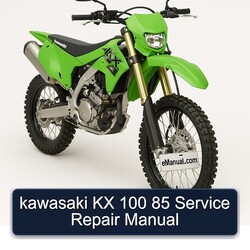 kawasaki KX 100 85 Service Repair Manual 
