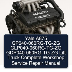 Yale A875 Gp040-060rg-tg-zg Glp040-060rg-tg-zg Gdp040-060rg-tg-zg Lift Truck Service Repair Workshop Manual PDF