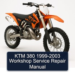 1999-2003 KTM 380 Service Repair Workshop Manual PDF