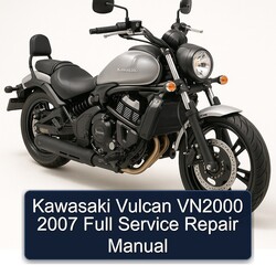 2007 Kawasaki Vulcan VN2000 Service Repair Workshop Manual PDF