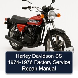 1974-1976 Harley Davidson SS Service Repair Workshop Manual PDF