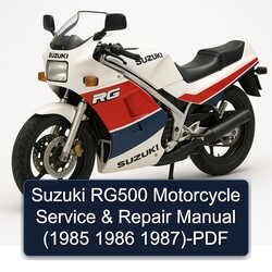 1985-1987 Suzuki RG Series RG500 Motorcycle Service Repair Workshop Manual PDF