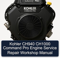 Kohler Command Pro Models CH940 CH1000 Engine Service Repair Workshop Manual PDF